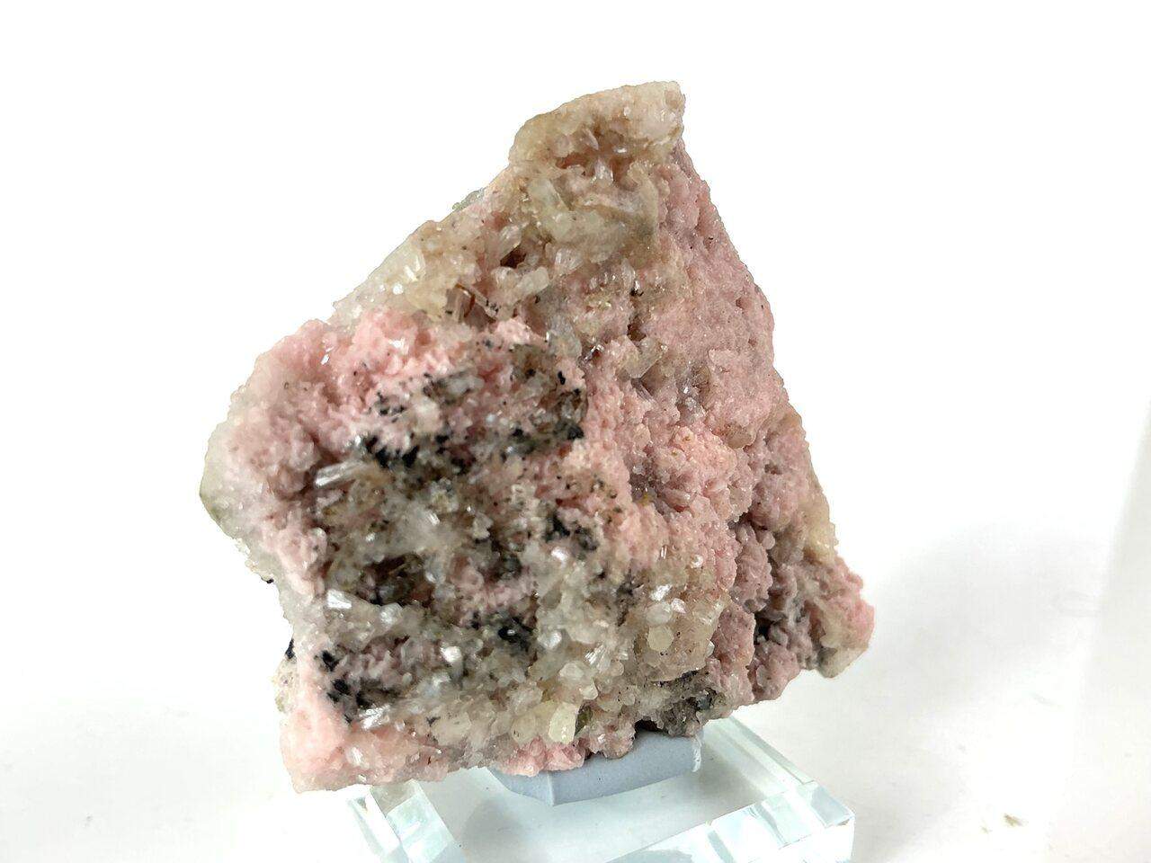 3 of 7: alternate view of the 61 g Bulgarian Rhodochrosite specimen