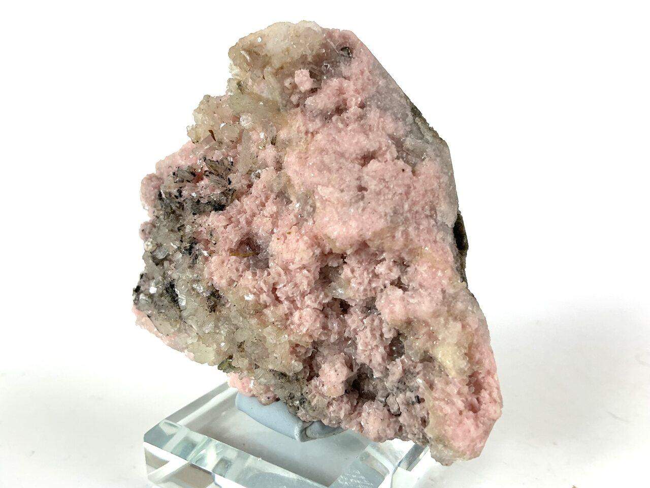 4 of 7: alternate view of the 61 g Bulgarian Rhodochrosite specimen