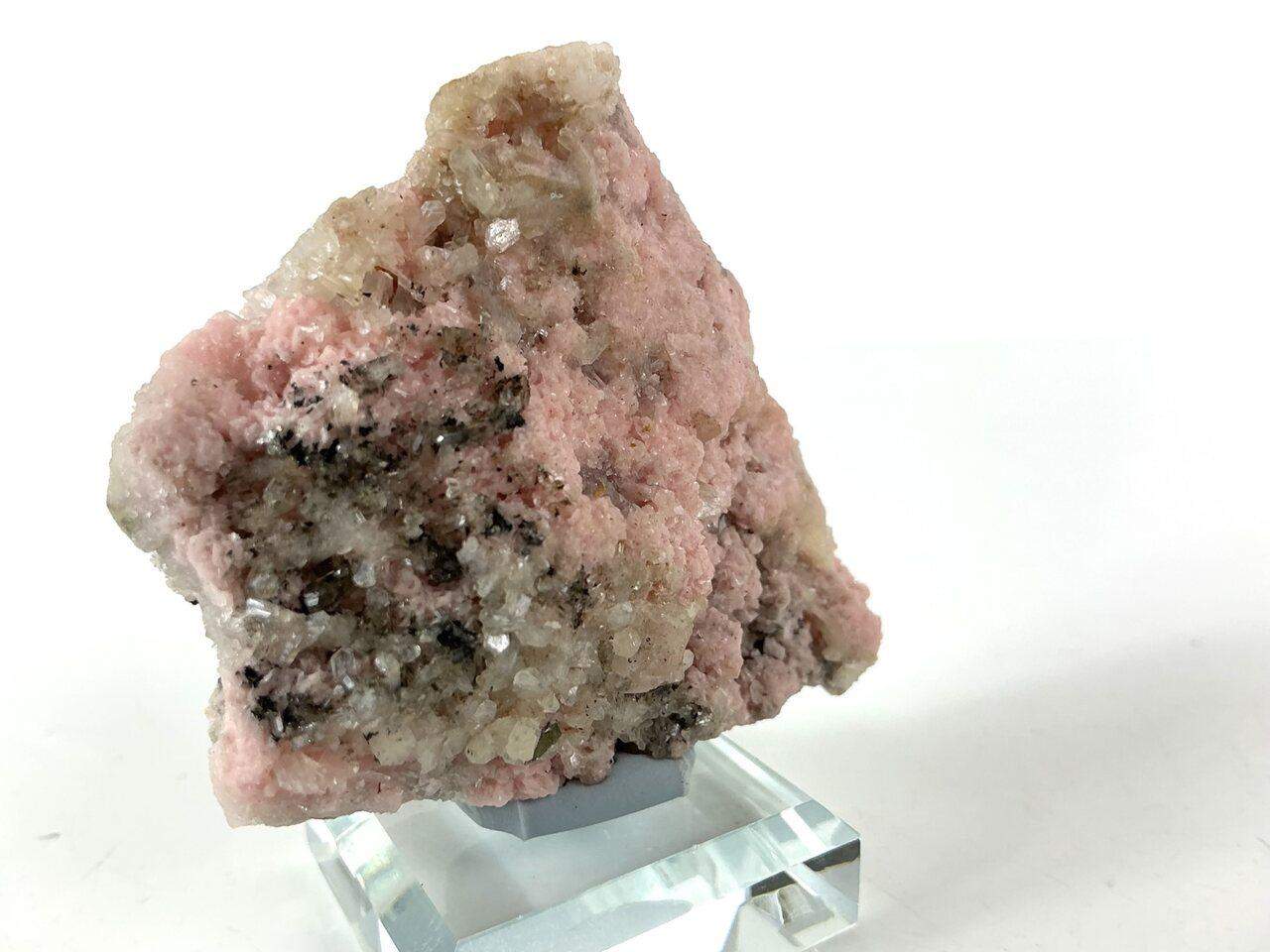 6 of 7: alternate view of the 61 g Bulgarian Rhodochrosite specimen