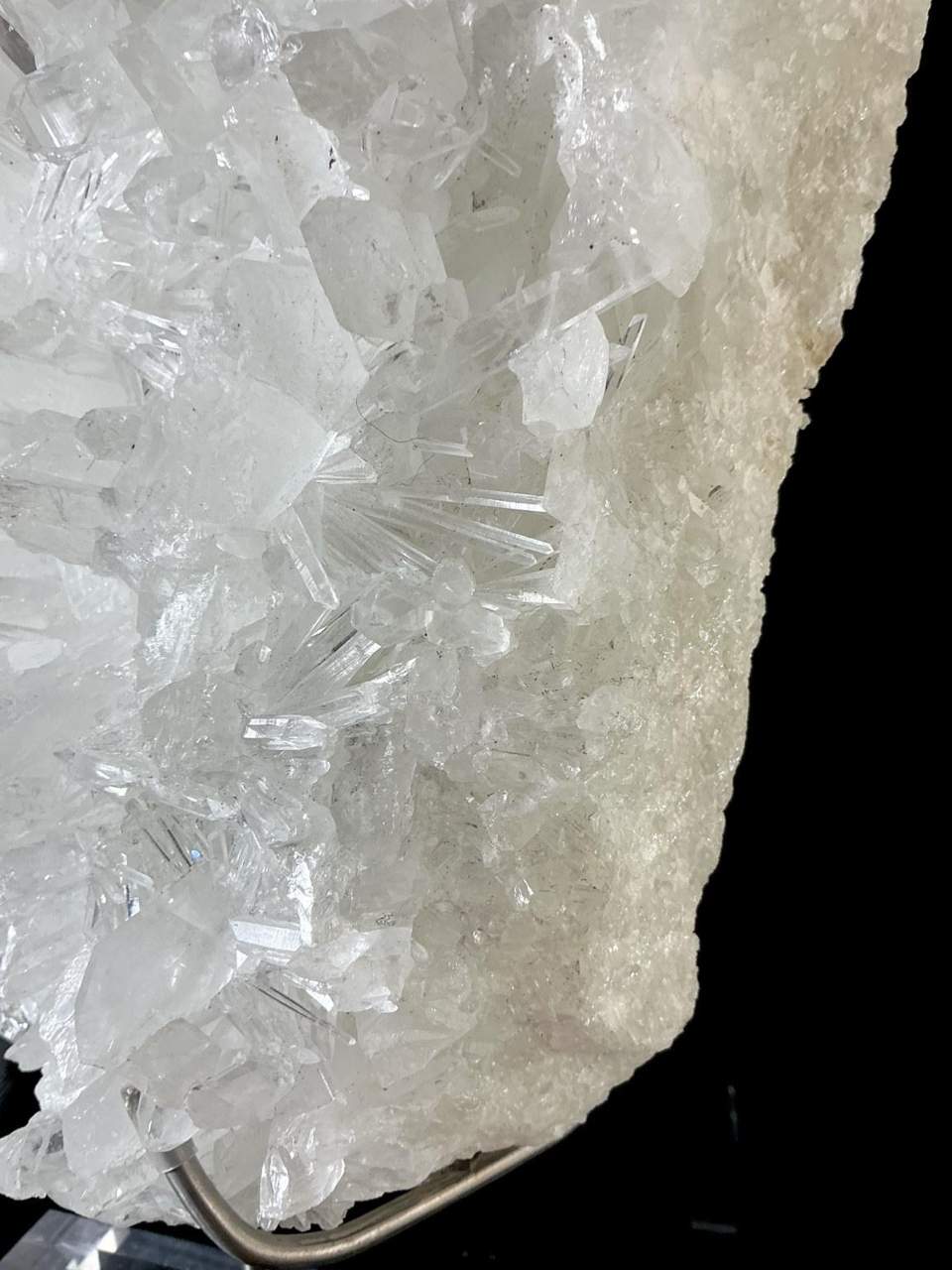 Sichuan Clear Quartz cluster with radiating crystal sprays, view 6