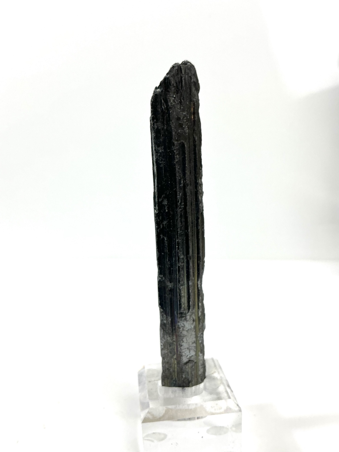Stibnite Crystal Cluster with Dolomite, view 3 of three