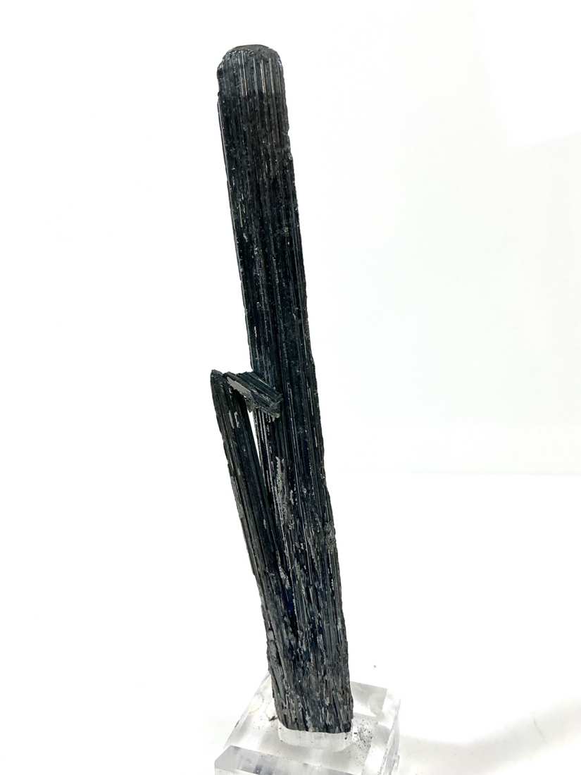 Stibnite Crystal Cluster with Dolomite, view 2 of five