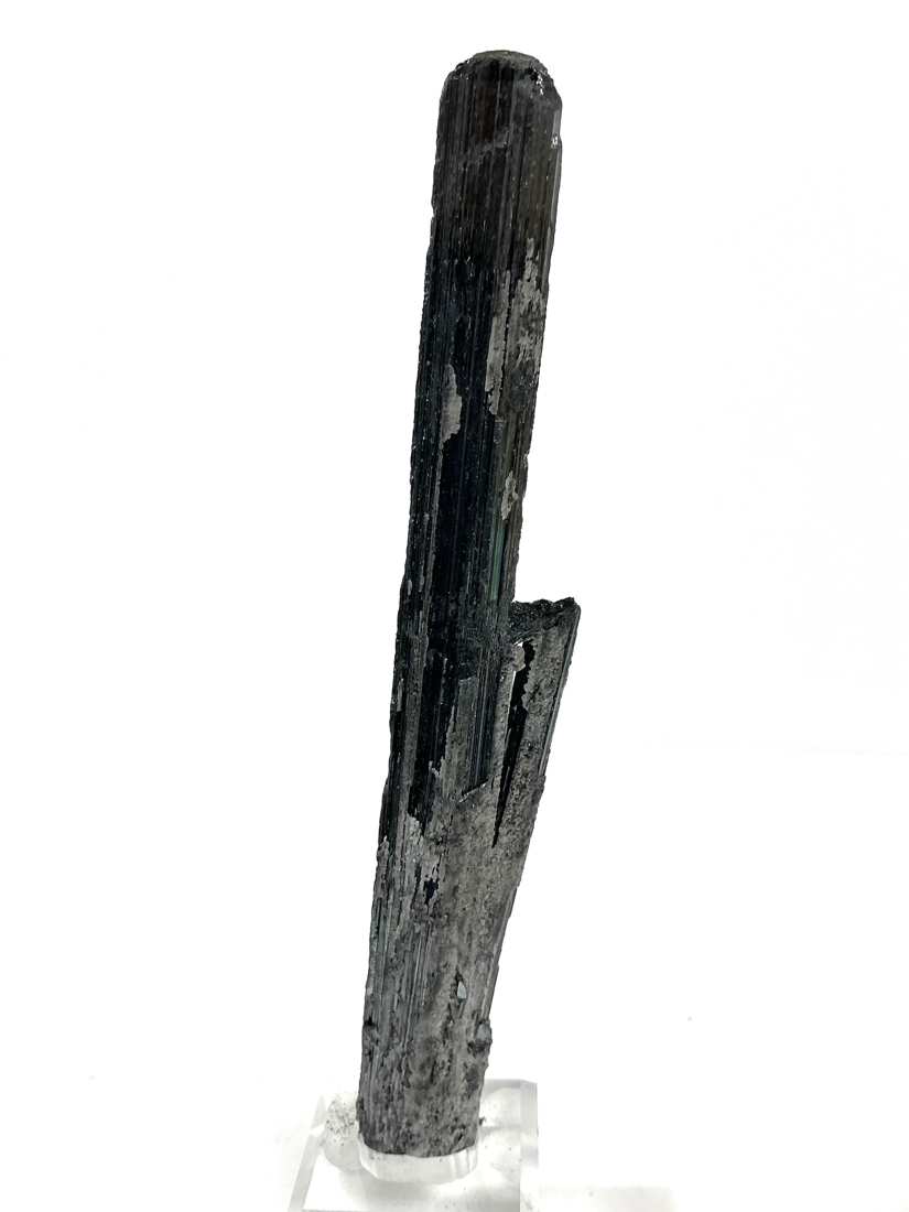 Stibnite Crystal Cluster with Dolomite, view 5 of five