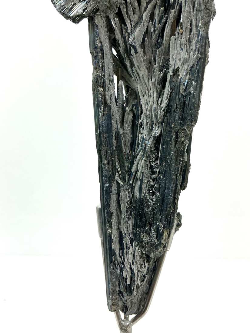 Stibnite Crystal Cluster with Dolomite from Qinglong Mine, Guizhou Province, China